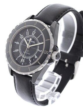 CHANEL J12 38MM H0683 Black ceramic Automatic Men's Watch_965208